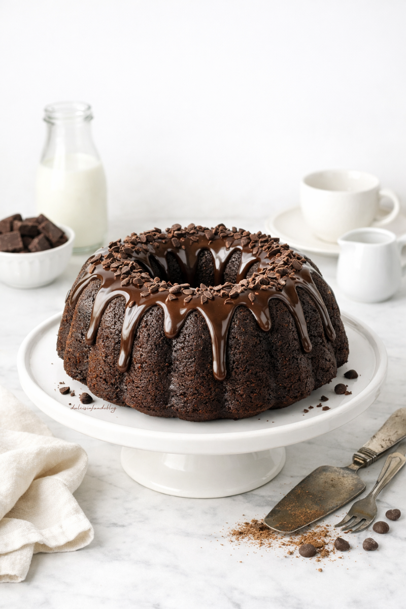Bundt cake al cioccolato soffice e golosa