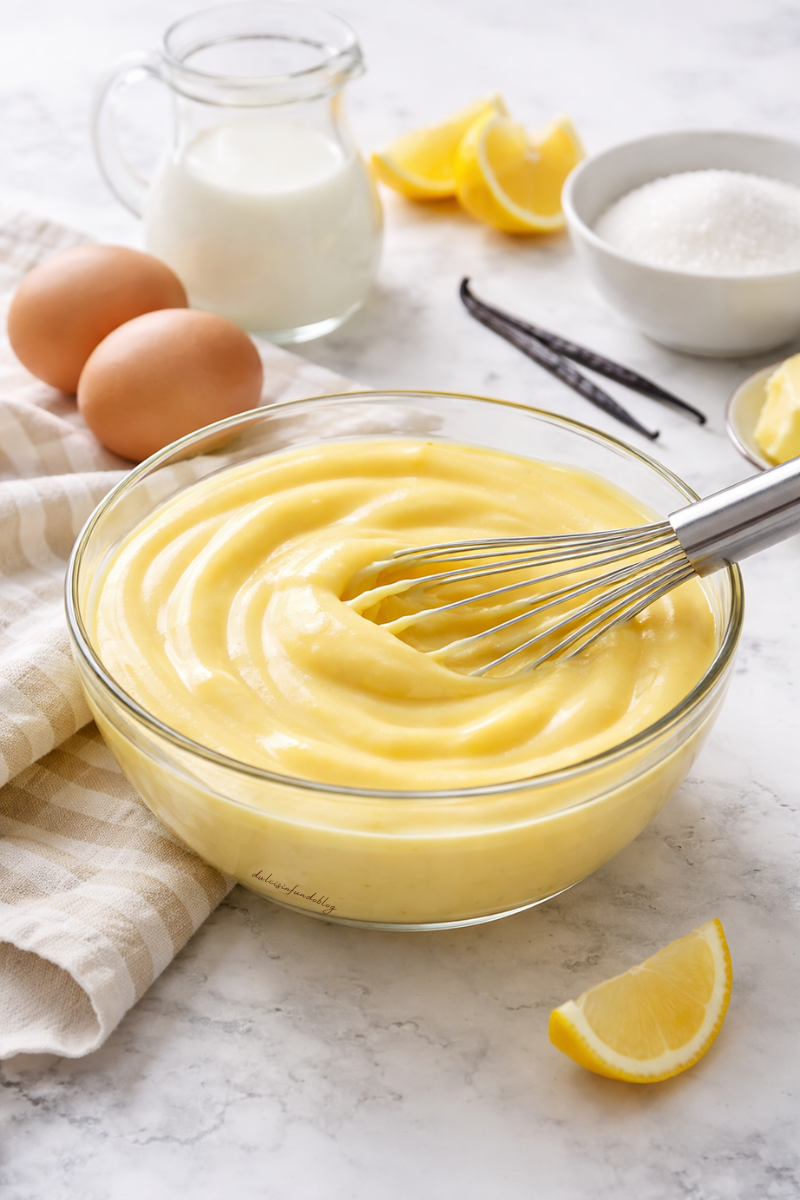 Crema pasticcera al microonde