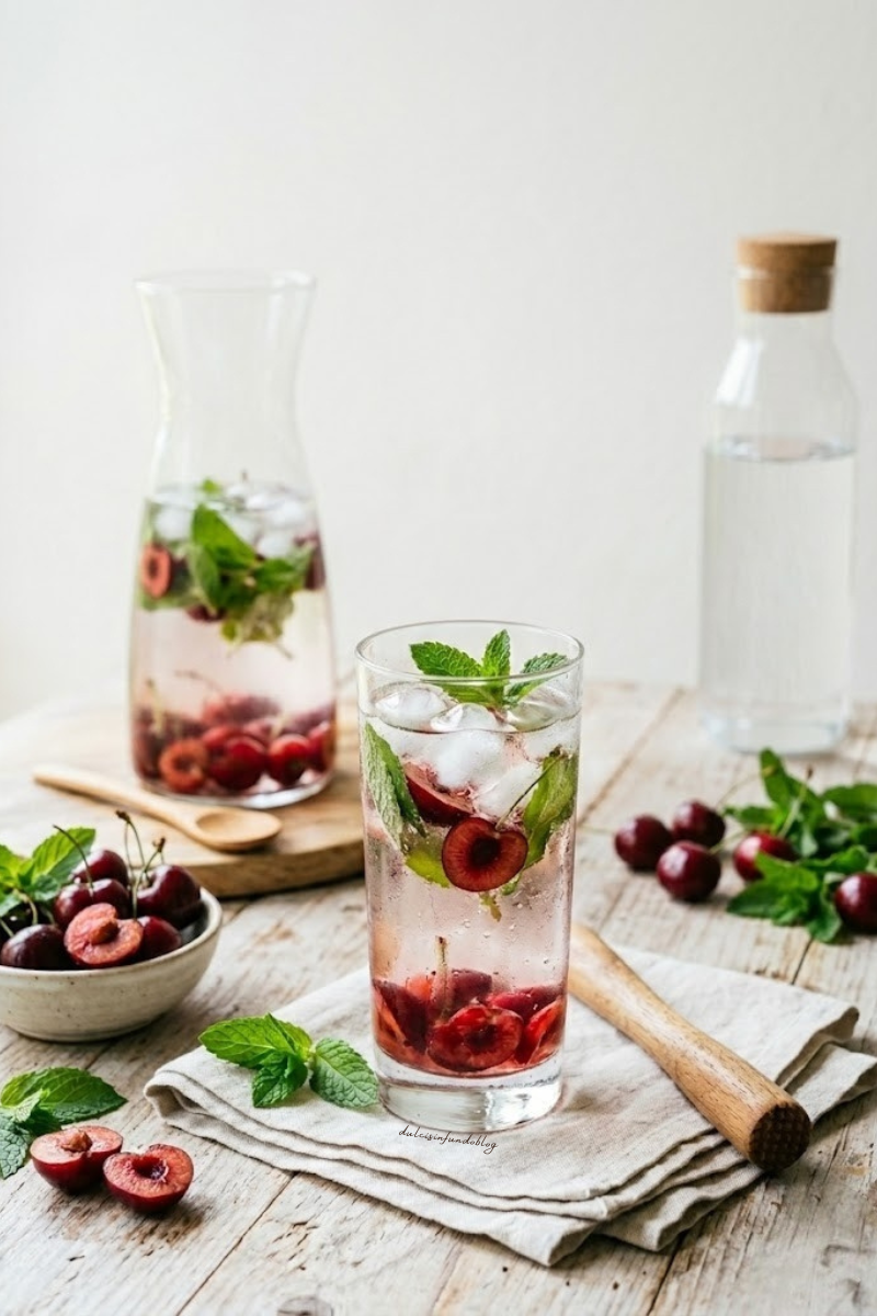 Acqua Aromatizzata Ciliegia e Menta
