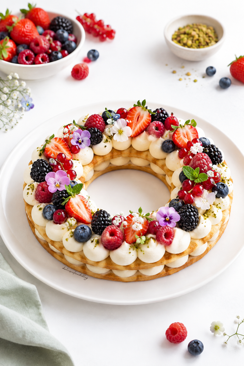 Cream tart con crema al mascarpone