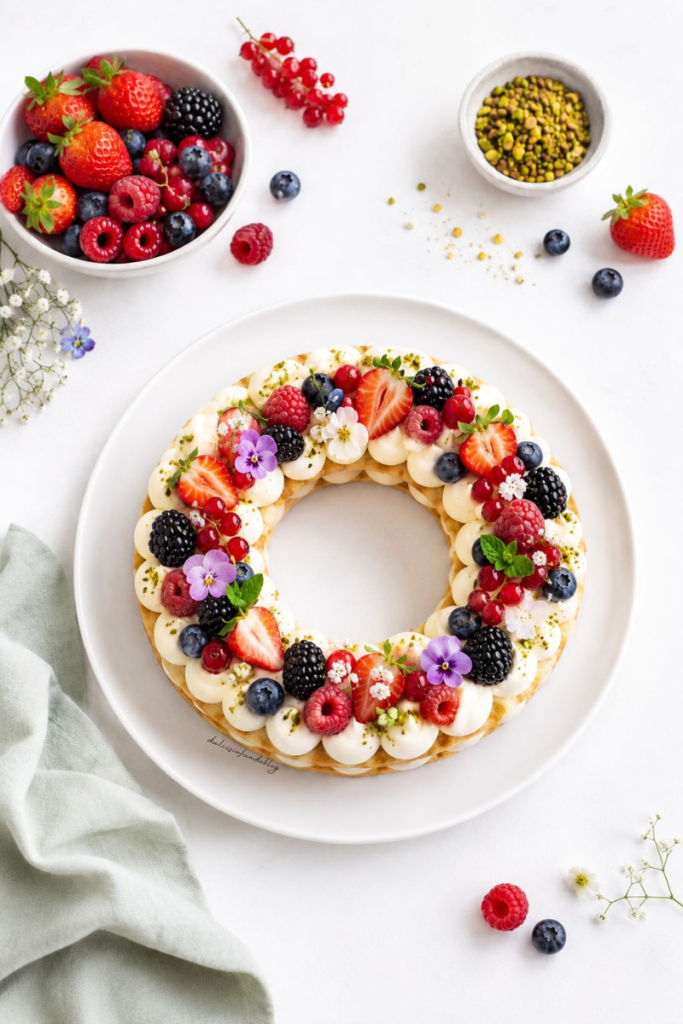 Cream tart con crema al mascarpone