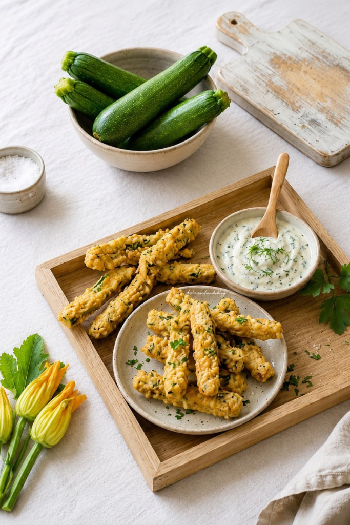 Zucchine in pastella alla birra
