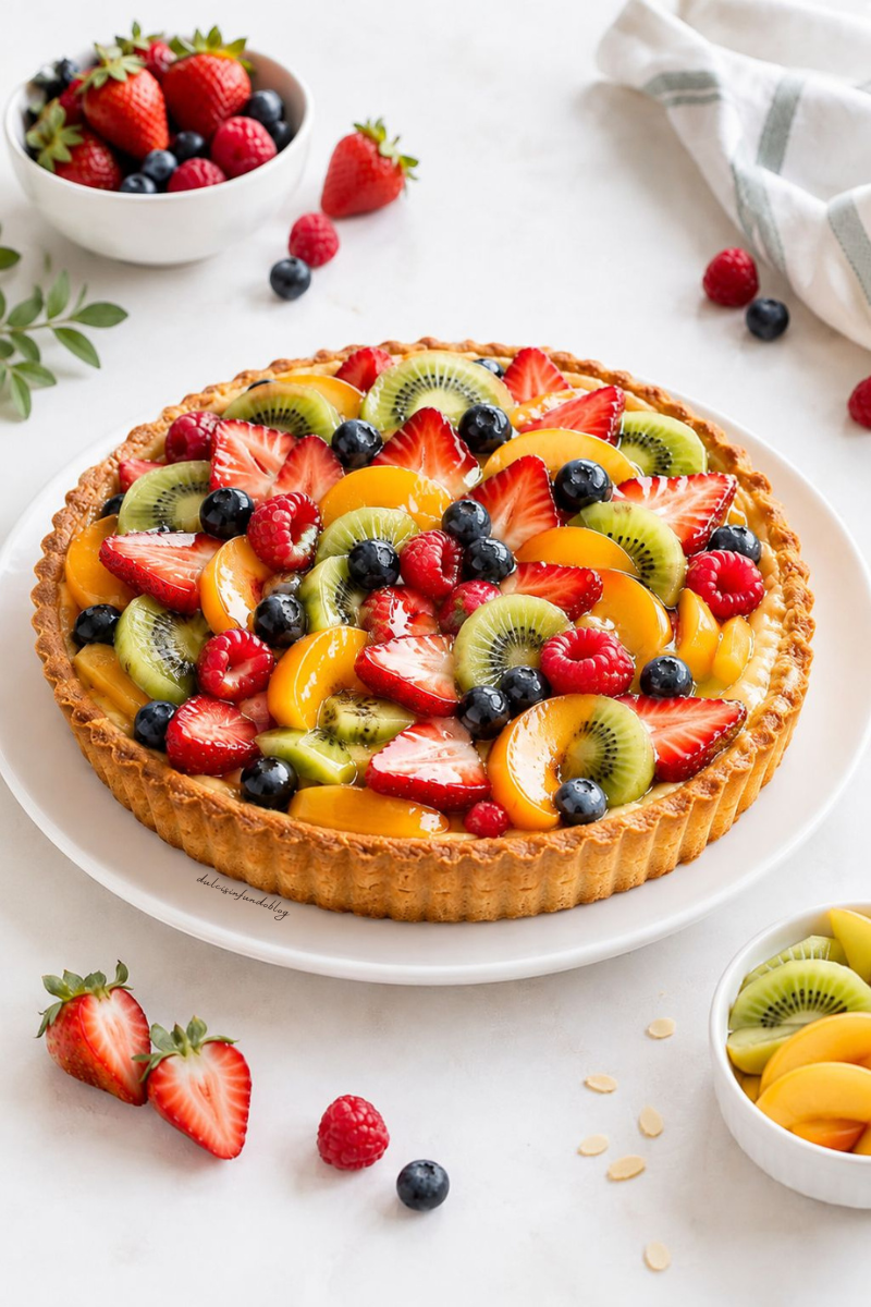 Crostata frangipane alla frutta