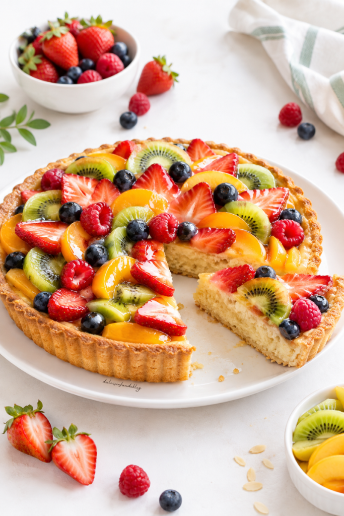 Crostata frangipane alla frutta