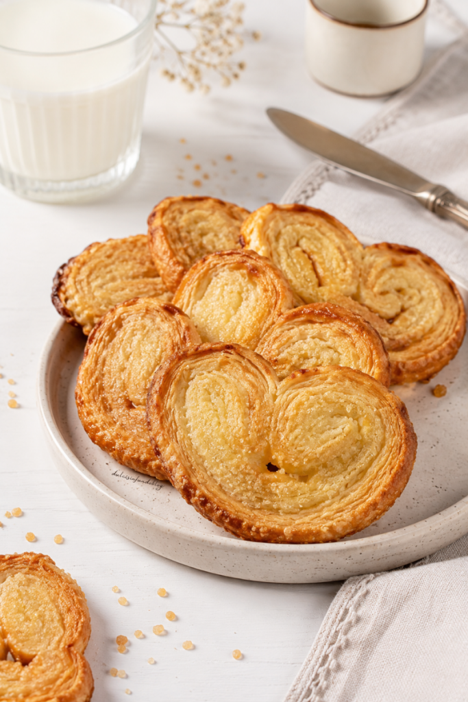 Prussiane dolci o ventagli di sfoglia