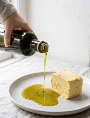 sostituire il burro con olio d’oliva