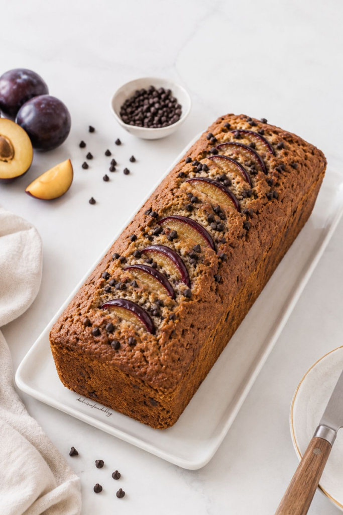 Plumcake con farina integrale e gocce di cioccolato