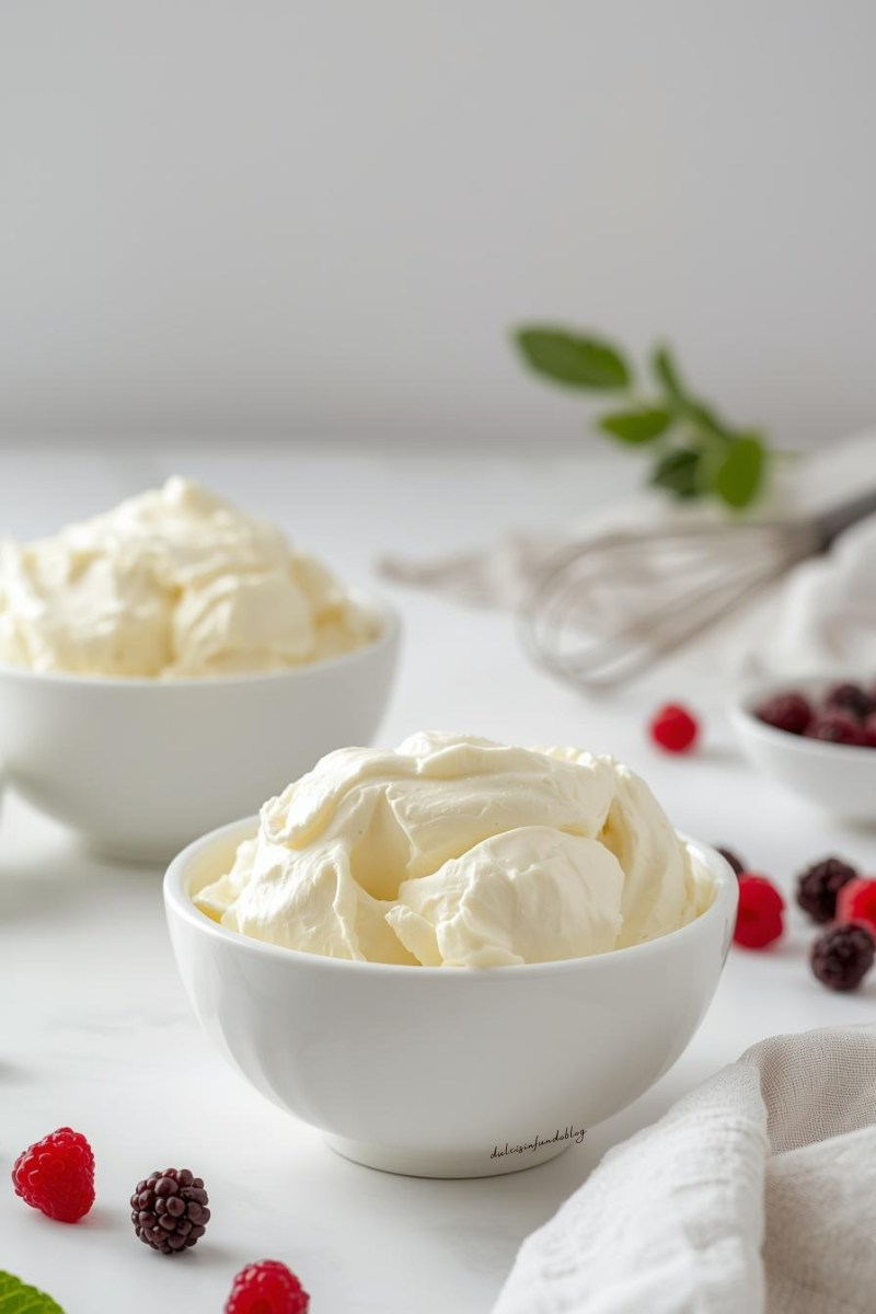 Crema al mascarpone senza uova