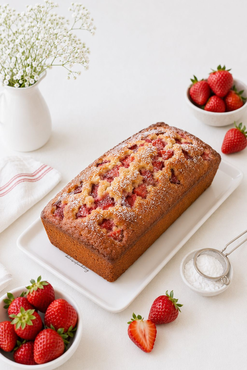 plumcake alle fragole