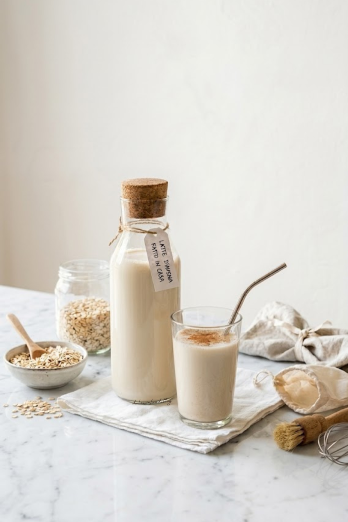 Latte di avena fatto in casa