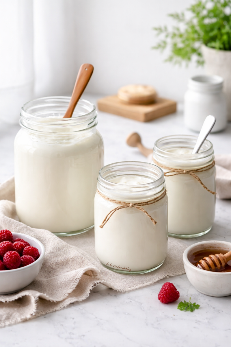 Yogurt fatto in casa con e senza bimby