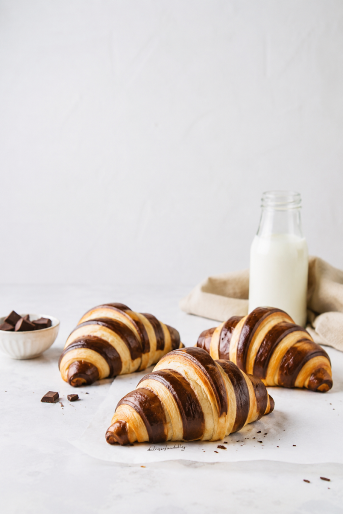 Cornetti brioches bicolore