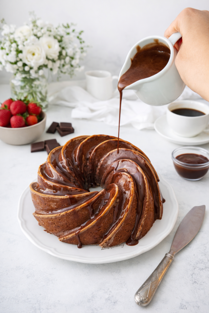 Bundt cake caffè e cioccolato