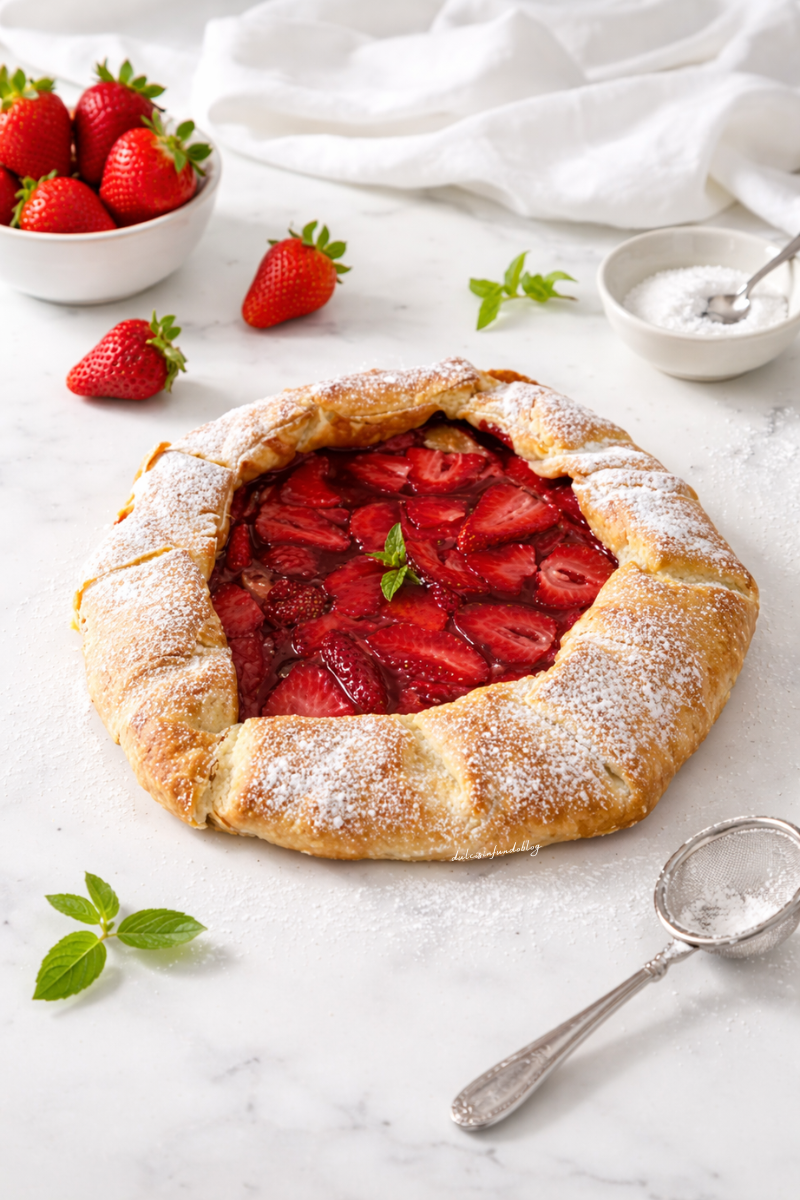 Galette alle fragole