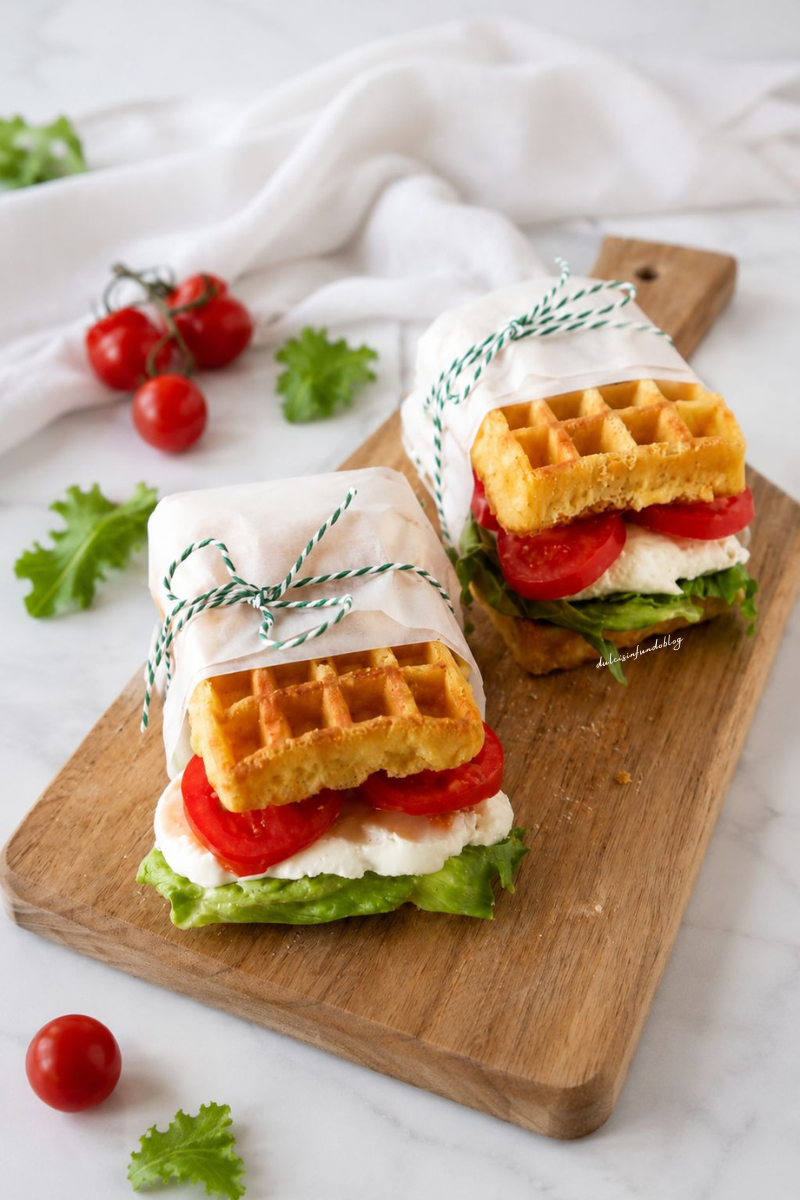 Waffle salati