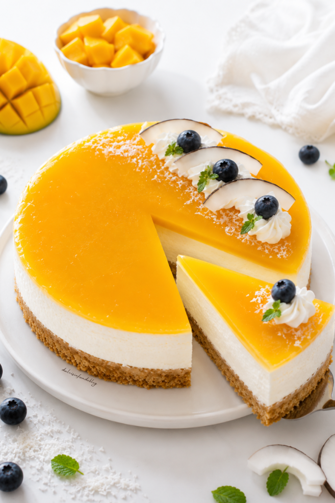 Cheesecake al mango