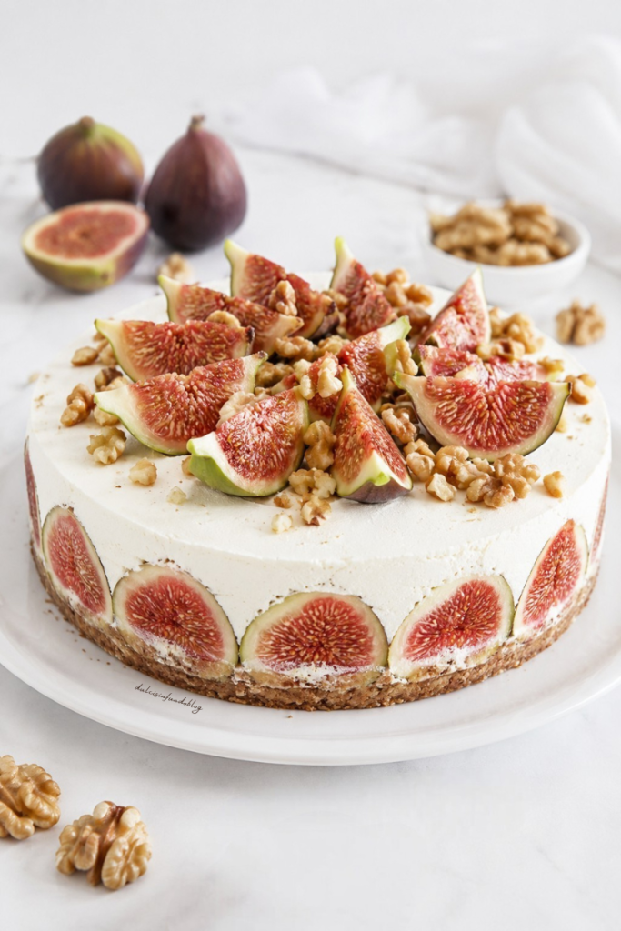 Cheesecake fichi e noci