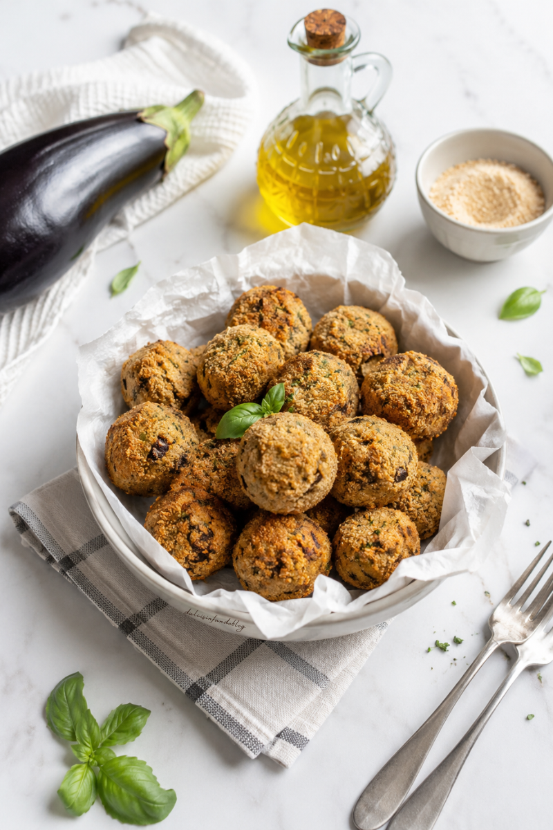 Polpette di melanzane al forno