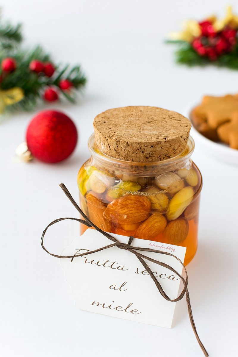 Vasetto di Miele e Frutta Secca