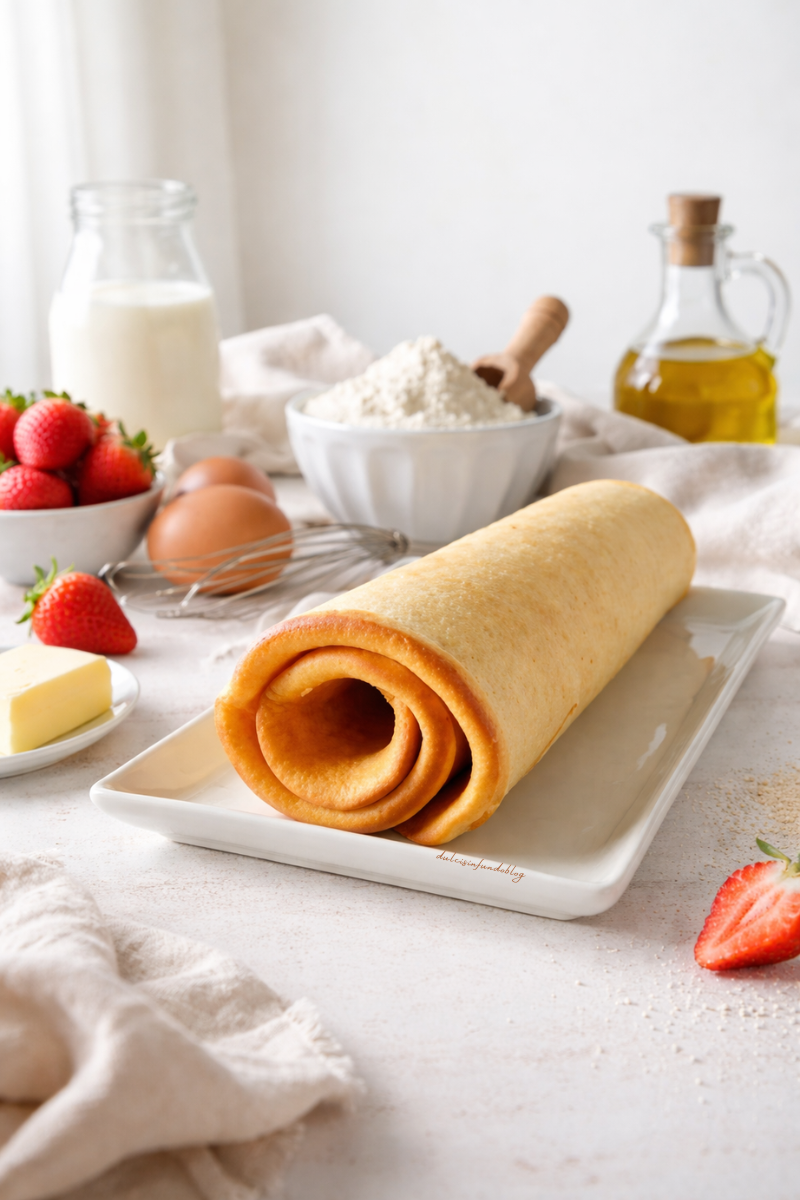 Pasta Biscotto per rotoli e dolci a strati
