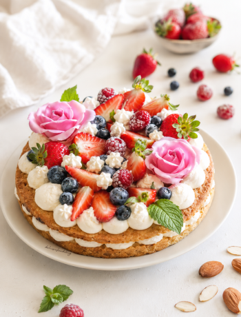 Cream Tart con frolla alle mandorle