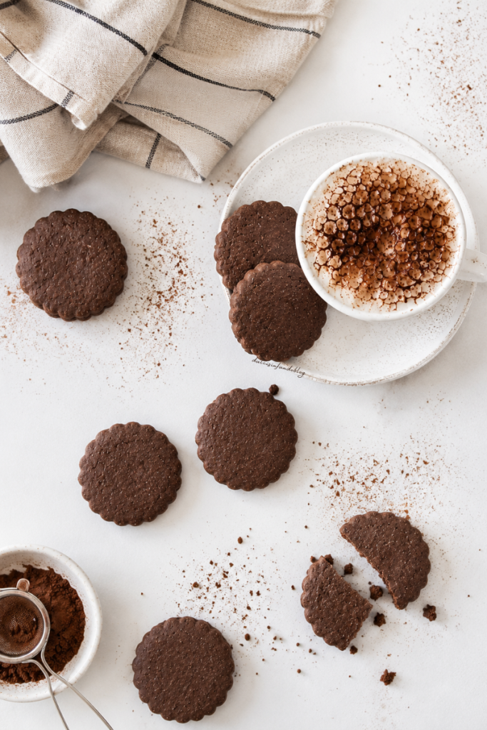Biscotti in padella al cacao