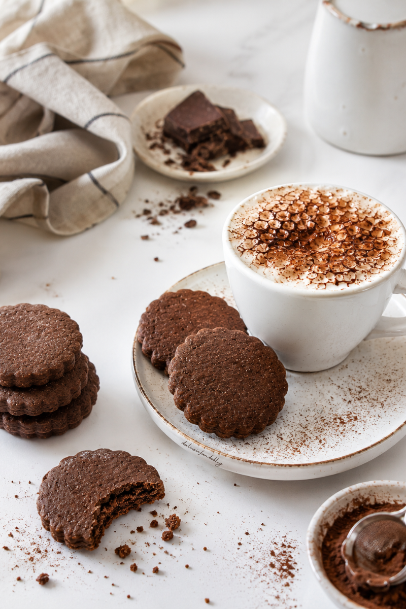 Biscotti in padella al cacao