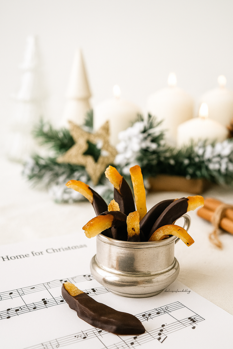 Scorzette di arancia al cioccolato