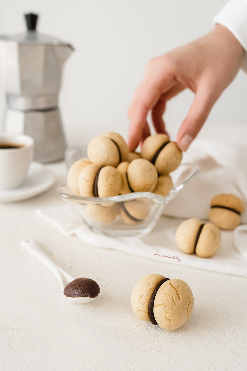 Baci di dama alle mandorle