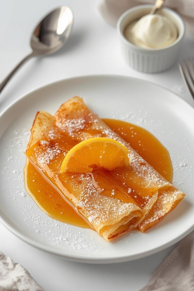 Crêpes Suzette al Grand Marnier
