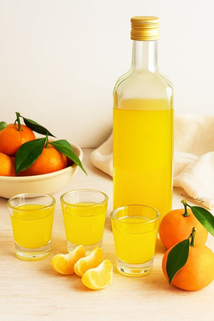 Mandarinetto o liquore al mandarino