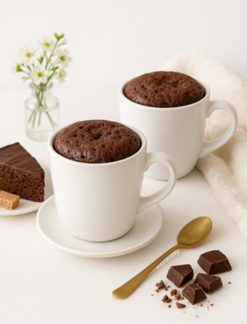 Torta in Tazza al Cioccolato: pronta in 2 minuti