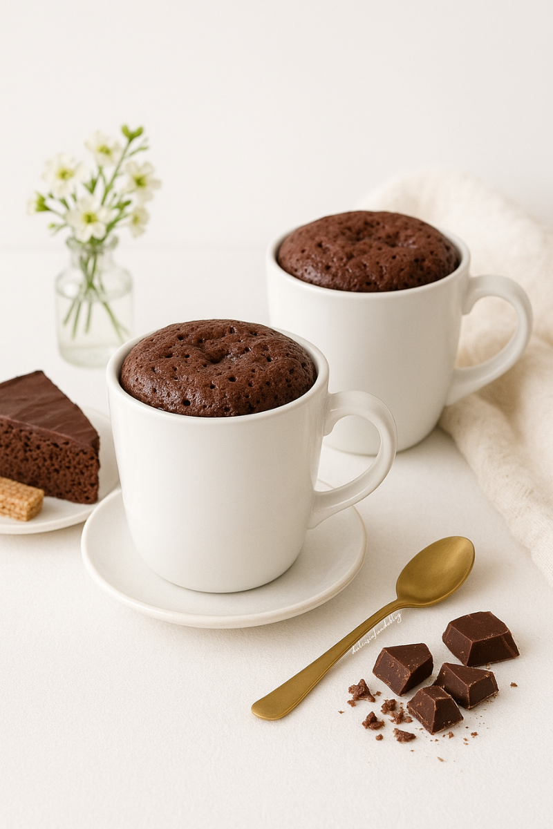 Torta in Tazza al Cioccolato: pronta in 2 minuti