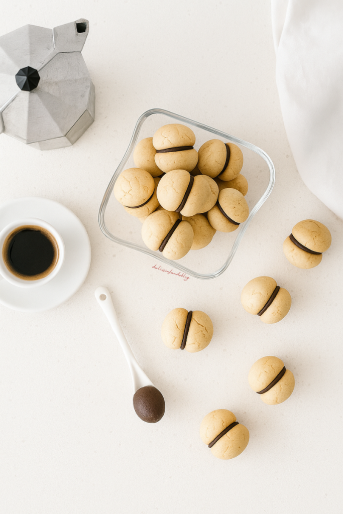Baci di dama alle mandorle