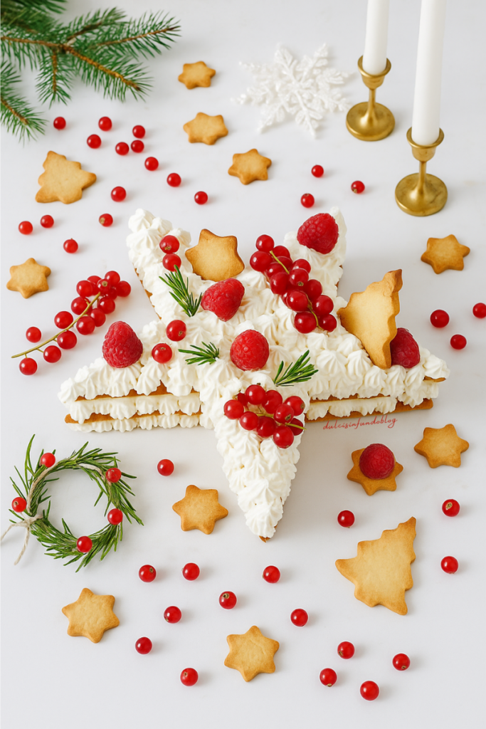 Cream tart di natale o Christmas cream tart