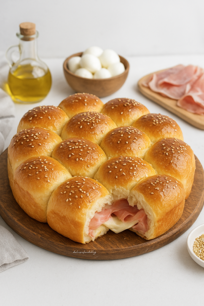 Danubio prosciutto e mozzarella