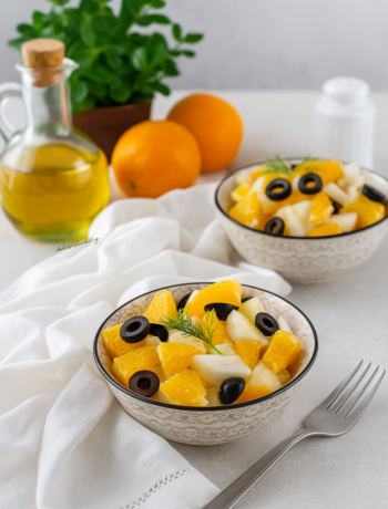 Insalata light finocchi e arance