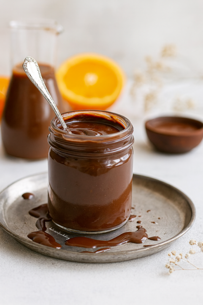 Salsa al cioccolato all’arancia