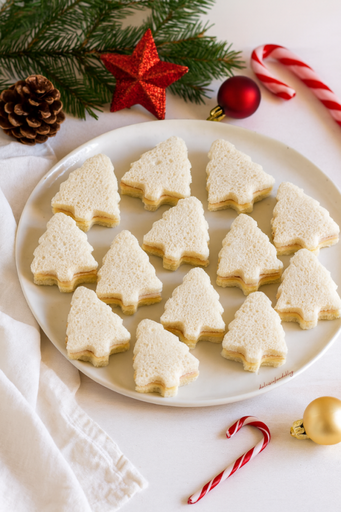Mini sandwich albero di Natale