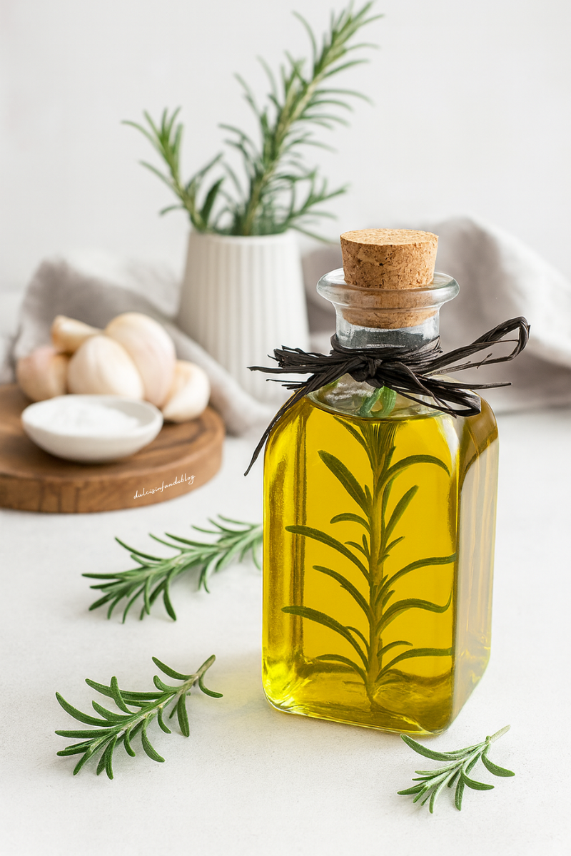 Olio aromatizzato al rosmarino