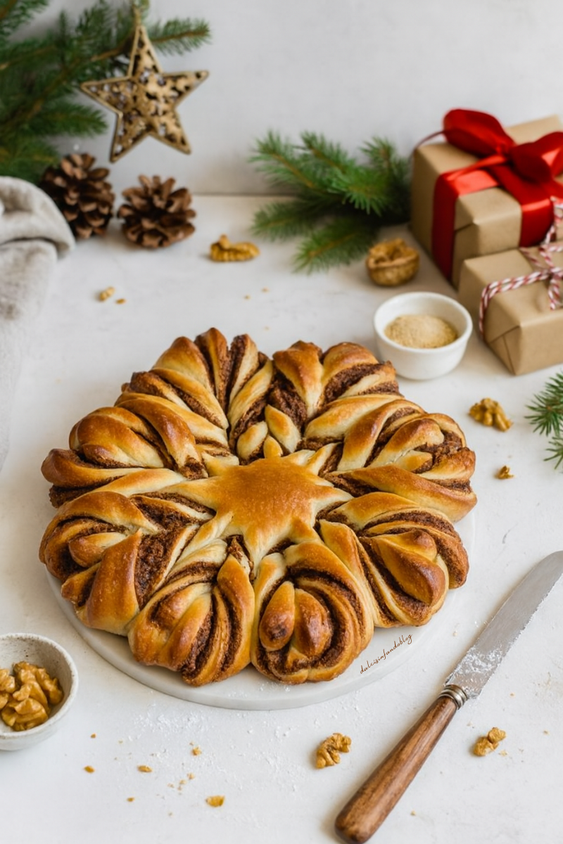 Stella di Pan Brioche e Nutella