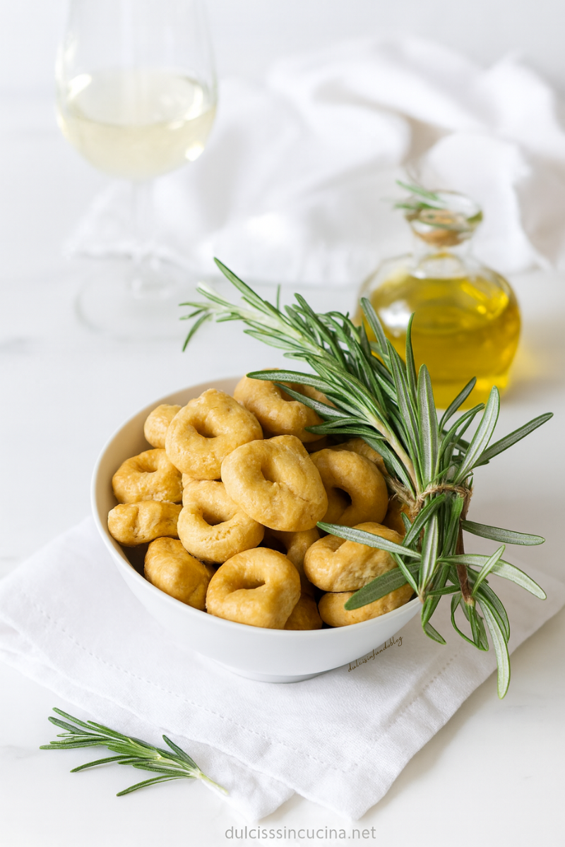 Tarallini pugliesi al rosmarino