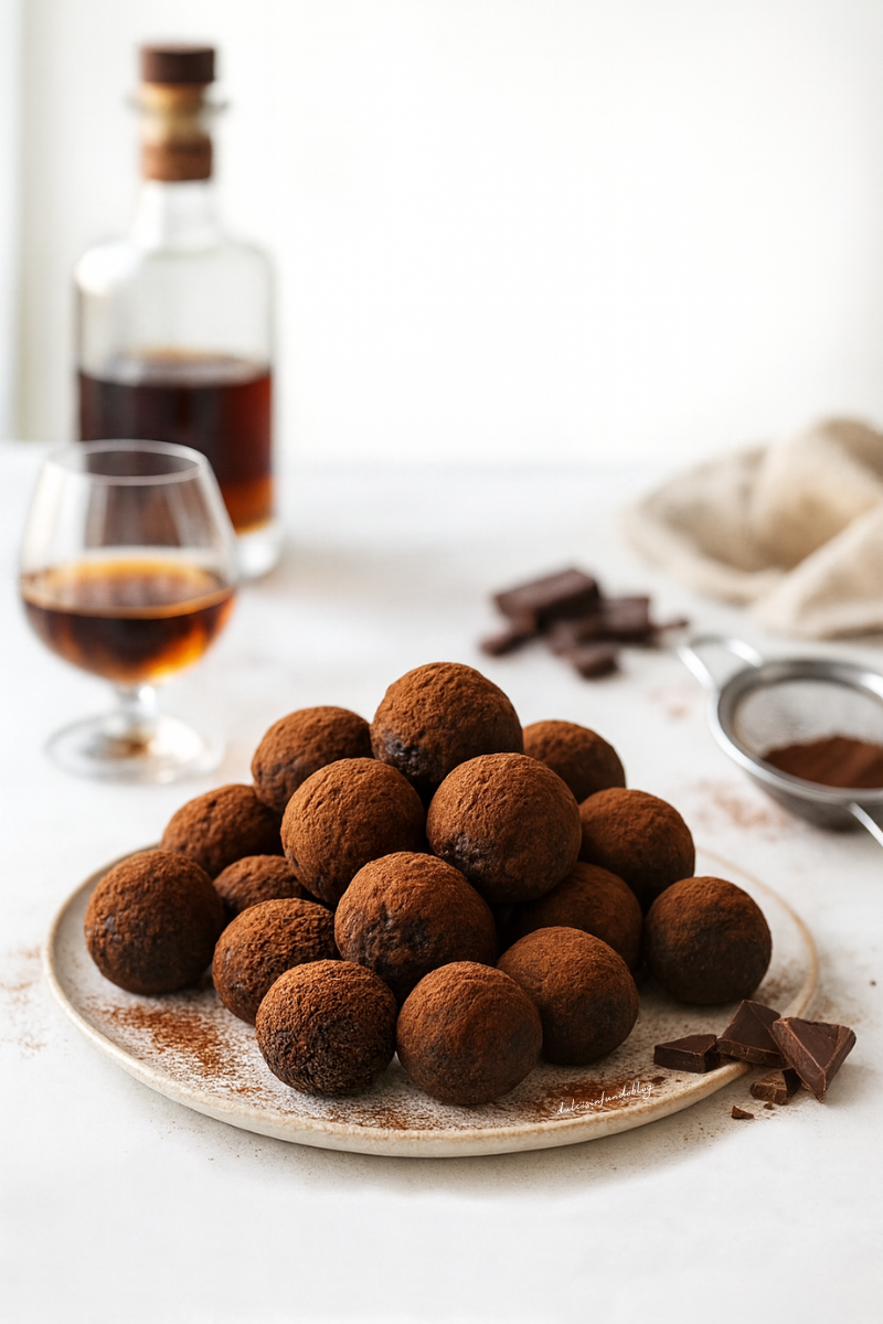 Tartufini cioccolato e rum