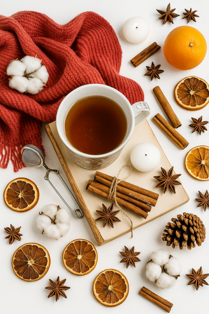 Tisana cannella, anice stellato e arancia