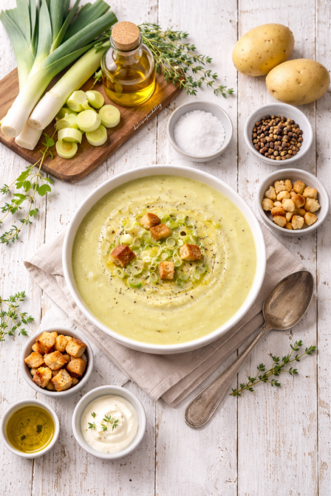 Vellutata di porri e patate