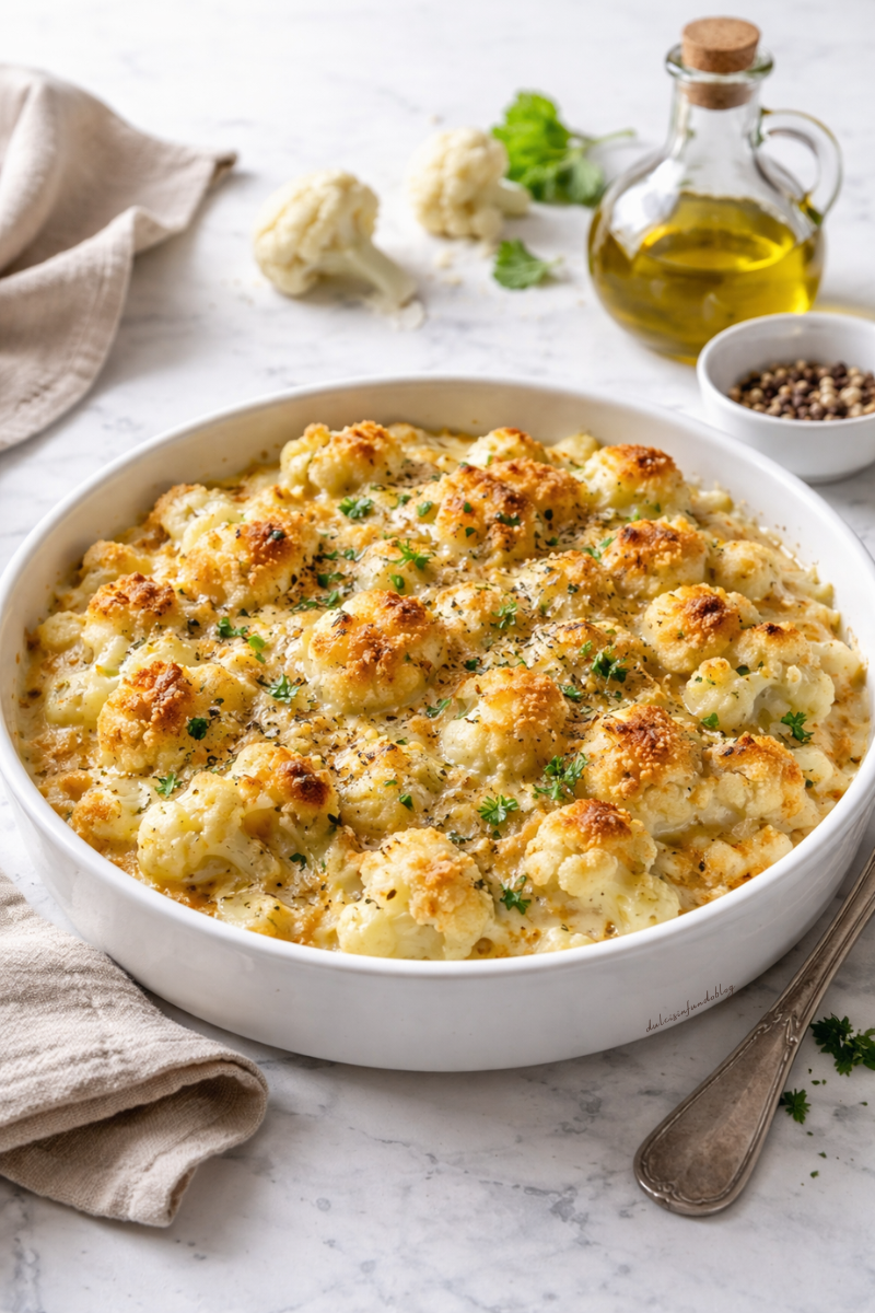 Cavolfiore gratinato al forno