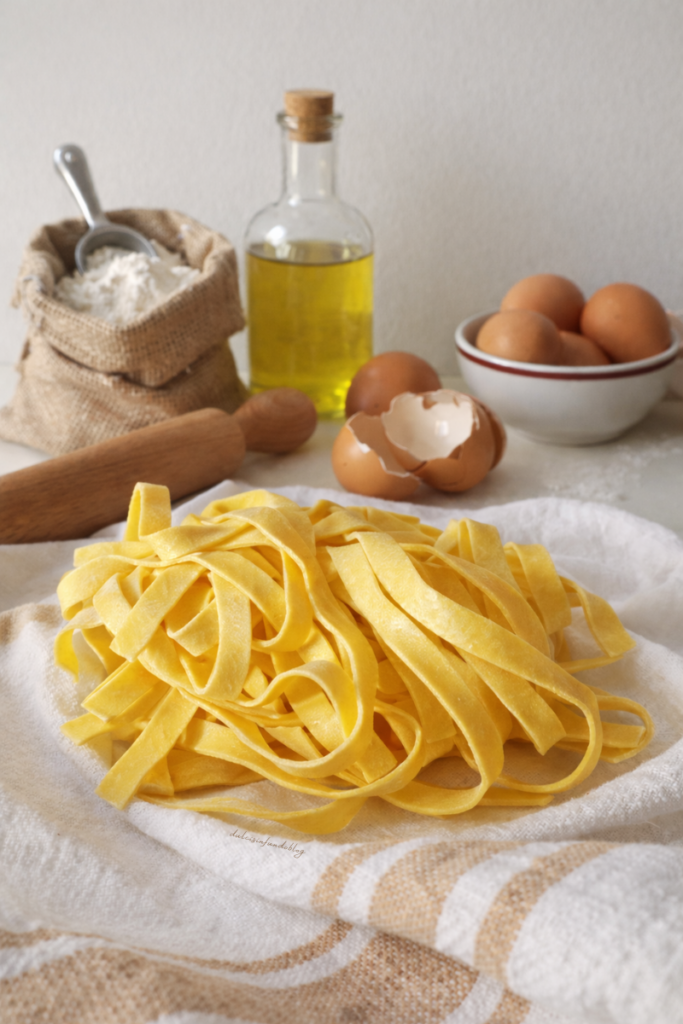 Tagliatelle all’uovo fatte in casa