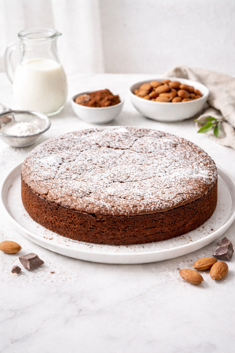 Torta Caprese al cioccolato