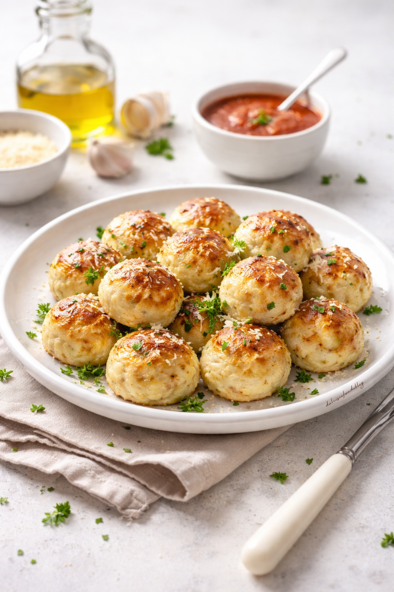 Polpette di ricotta al forno