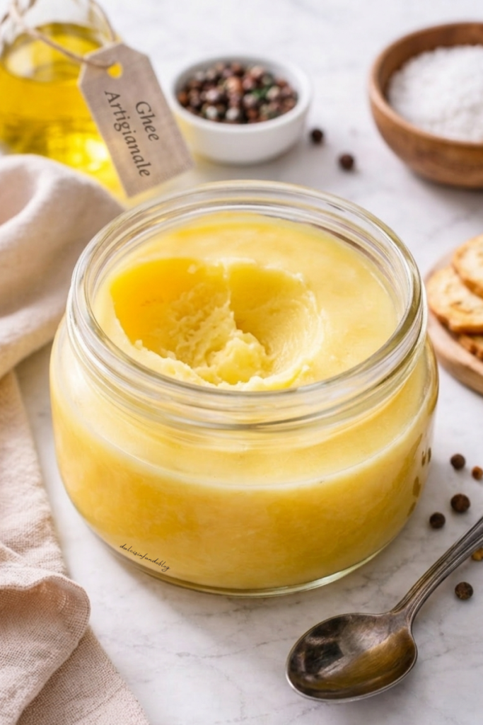 Burro ghee fatto in casa